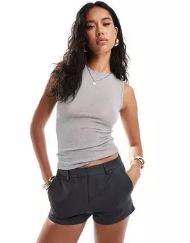 Kaiia – Серый сетчатый топ без рукавов