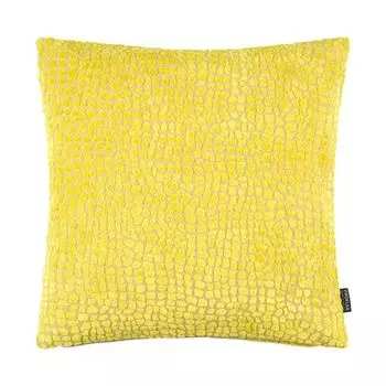 Каирский желтый синель в горошек. Размер чехла на подушку: 40 x 60 см. Наполнитель подушки: Нет Proflax