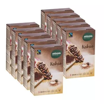 Какао алкализированное, 10 х 125 г Naturata