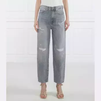 Какие изящные джинсы-бойфренды с воздушным шаром Tommy Hilfiger, серый