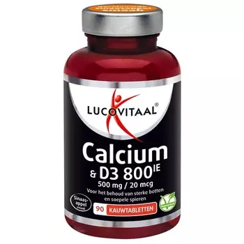 Кальций 500 мг + витамин D3 20 мкг Lucovitaal