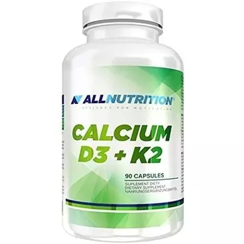 Кальций D3 Plus K2 90 капсул по 1 кг, Allnutrition