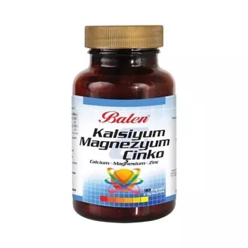 Кальций, магний, цинк Ozas Balen, 90 капсул