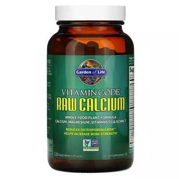 Кальций RAW Garden of Life, 120 капсул