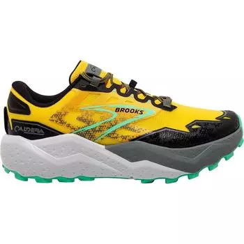 Кальдера 7 обувь Brooks, цвет lemon chrome/black/springbud