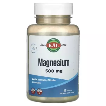 KAL Магний 500 мг, 60 таблеток