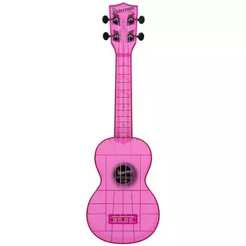 Kala KA-WMT Soprano Waterman Гавайская гитара Прозрачный аметист Фиолетовый