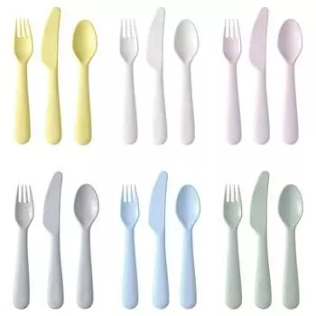 KALAS КАЛАС Столовые приборы, 18 предм., разные цвета IKEA