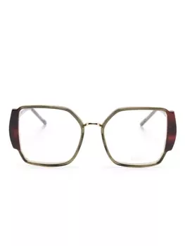 Kaleos очки Maxwell в квадратной оправе, коричневый