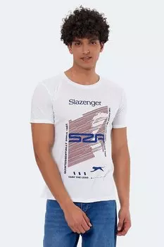 KALJU Мужская футболка белая SLAZENGER