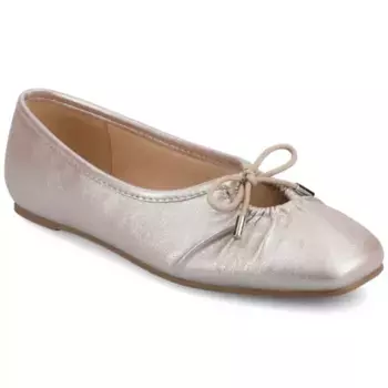 Калли балетки с бантом для женщин средней и широкой полноты Journee, цвет blush sparkle