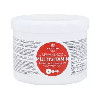 Kallos Kjmn Multivitamin, маска для волос с маслом авокадо, 500 мл Kallos Cosmetics