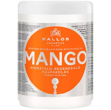Kallos Olejek mango регенерирующая маска для волос, 1000 мл