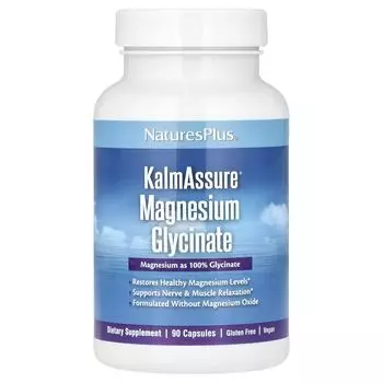 KalmAssure, глицинат магния, 90 капсул Naturesplus