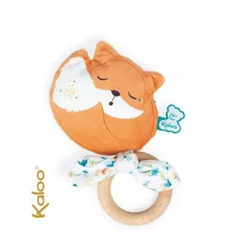 Kaloo, Погремушка Lisek Leonard, 11 см