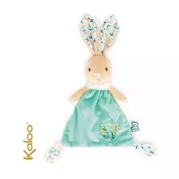 Kaloo, треугольное одеяло «Зайчик Джастин», 20 см.