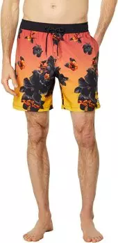 Kamea Lava с цветочным принтом Layback 17 дюймов Billabong, цвет Sunrise