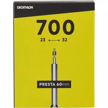 Камера 700x23/32 мм с ниппелем 60 мм PRESTA Decathlon