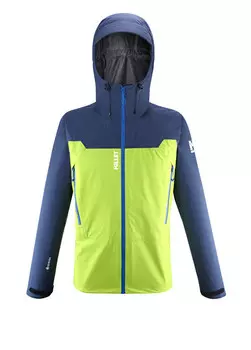 Kamet легкая однотонная мужская куртка из гортекса 3л Millet, зеленый