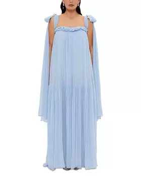 Камилла Платье с драпировкой LEO LIN, синий