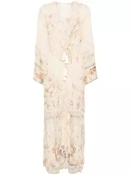 Камилла украшена в античном стиле пальто Camilla, серый