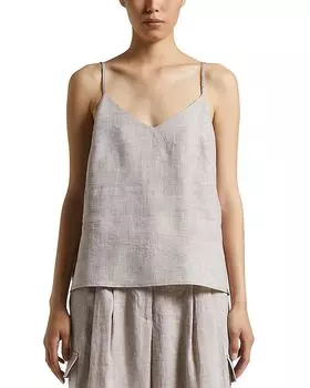 Камисоль с V-образным вырезом Peserico, коричневый/бежевый