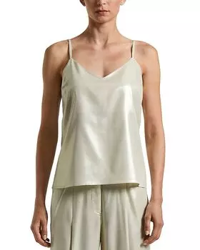 Камисоль с V-образным вырезом Peserico, слоновая кость/кремовый