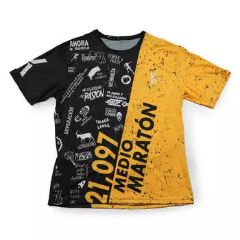 Kamuabu Elite Fit ФУТБОЛКА ДЛЯ БЕГА 110гр (Горчичная) резинка - ЖЕНСКАЯ