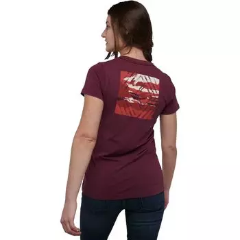 Камуфляжная футболка с бриллиантами Black Diamond, цвет blackberry