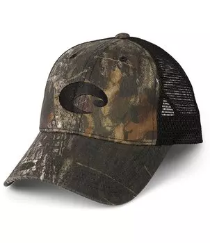 Камуфляжная/однотонная кепка Costa Mesh из твила, мультиколор