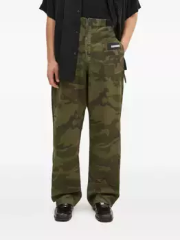 Камуфляжные брюки Aries, зеленый
