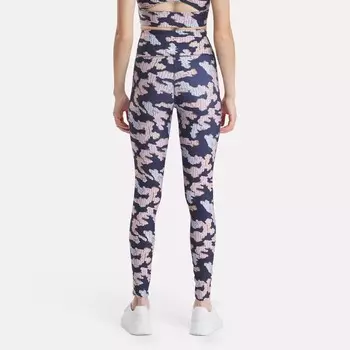 Камуфляжные леггинсы ID Train Reebok, цвет Vector Navy