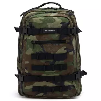 Камуфляжный армейский рюкзак Balenciaga, хаки