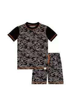 Камуфляжный комплект для плавания из 2 предметов Harry Bear, черный