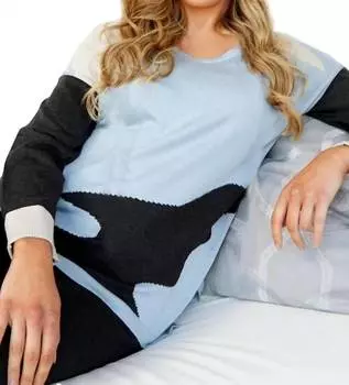 Камуфляжный свитер с V-образным вырезом в камуфляжном сочетании ANGEL, цвет camo combo