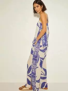 Камуфляжный топ с принтом dinah Monsoon, белый/разноцветный