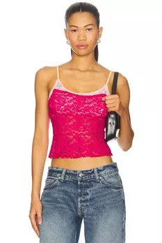 Камзол в кружеве на весь день Free People, piping hot pink