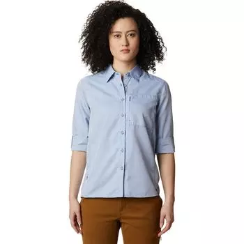 Каньон рубашка с длинным рукавом Mountain Hardwear, цвет deep lake