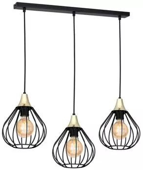 Kane Black 3Xe27 подвесной светильник потолочный светильник потолочный светильник подвесной светильник Milagro, черный