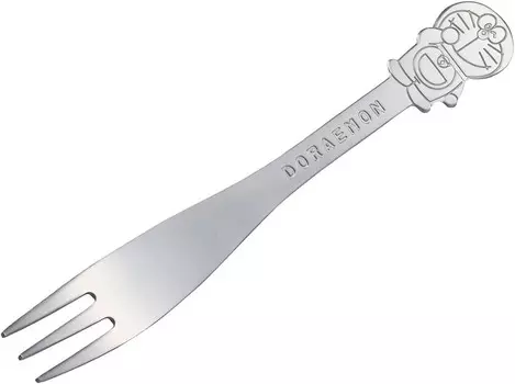 Kaneshotouki 105094 Doraemon Вилка из нержавеющей стали, посуда, товары, столовые приборы, средний размер, 5,3 дюйма (13,5 см), производство Япония, Silver
