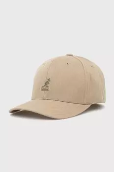 Кангол шапка и шарф из шерсти Kangol, бежевый