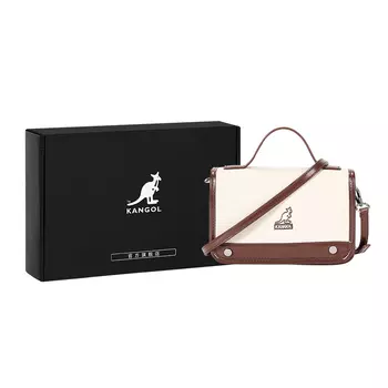 KANGOL Женская сумка через плечо, Кремово-зеленый (в подарочной упаковке)