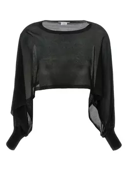 Kangra топ с люрексом, черный