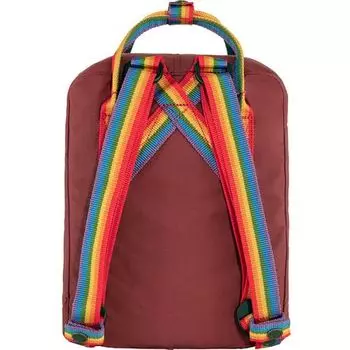 Kanken Rainbow Mini 7L Backpack Fjallraven, цвет Ox Red/Rainbow Pattern