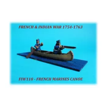 Каноэ французской морской пехоты, French & Indian War 1754-1763 (28mm)
