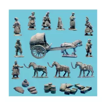 Кантиньеры и аксессуары, Age of Napoleon - French - Equipment (15mm) (Blue Moon)