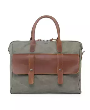 Канвасная компьютерная сумка Valley Hill TSD BRAND, зеленый