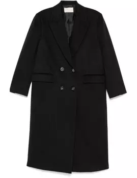 Kaos двубортное пальто, черный