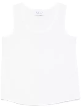 Kaos креповый топ без рукавов, белый