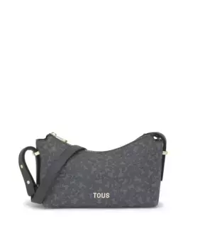 Kaos Mini Lines женская сумка через плечо средний принт Tous, темно-серый